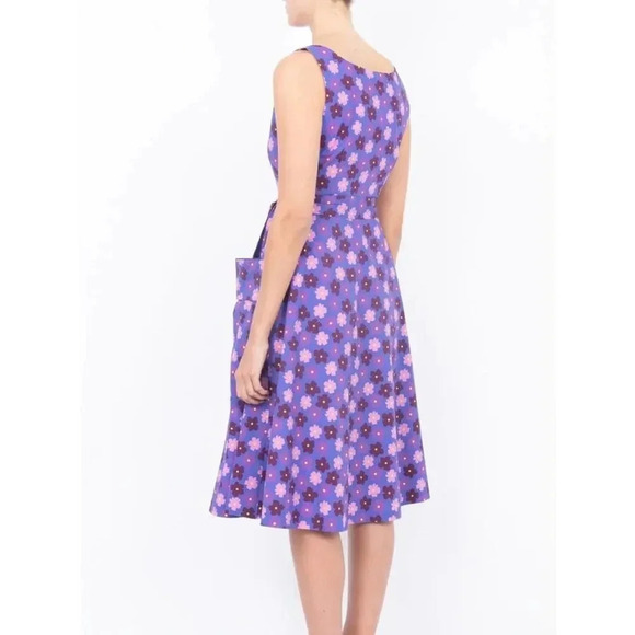 LHD Ramatuelle Midi Purple Floral Dress - Picture 9 of 15